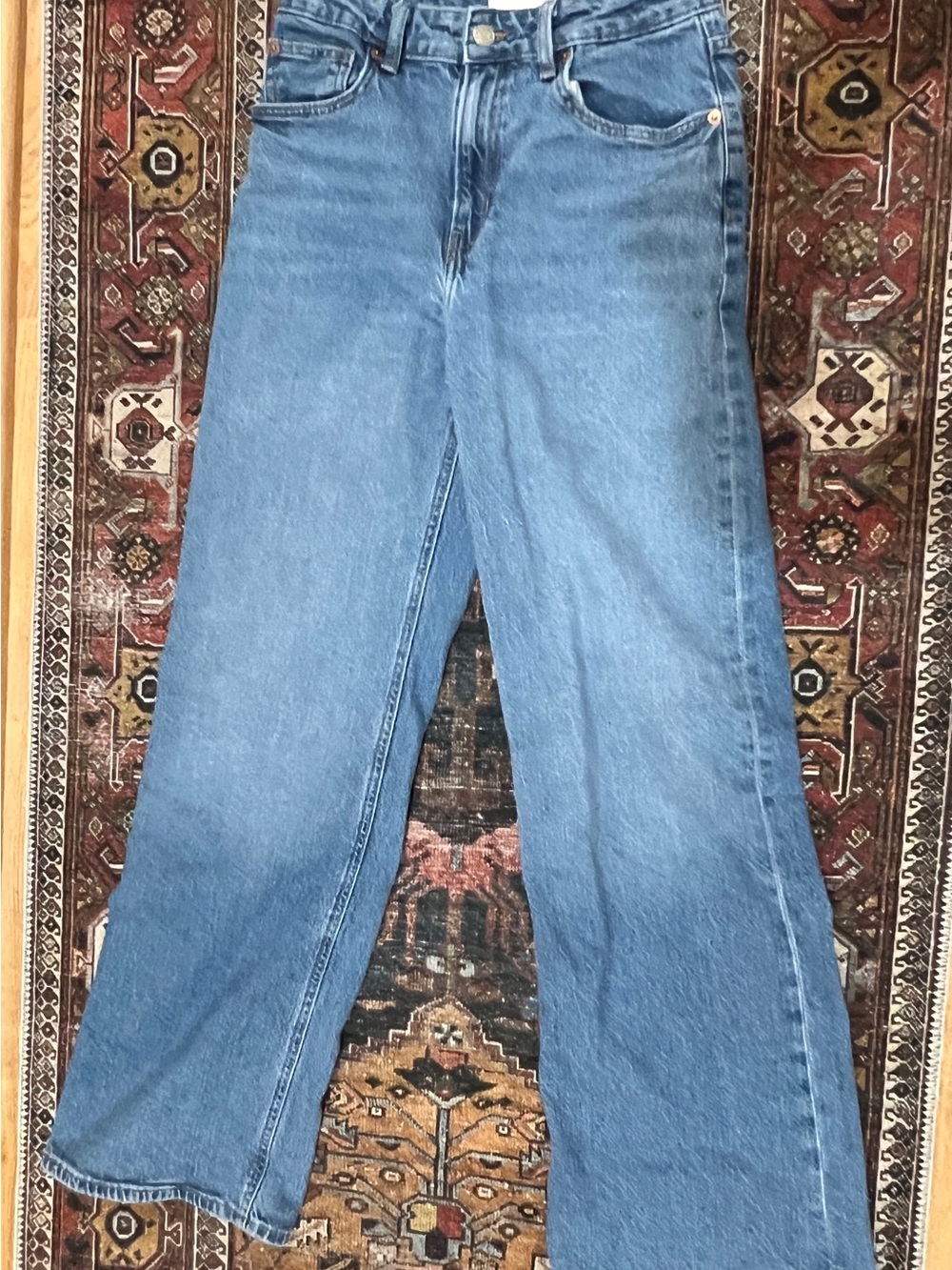 H&M HARPER HIGH RISE WIDE LEG JEANS - Picture 5 of 5